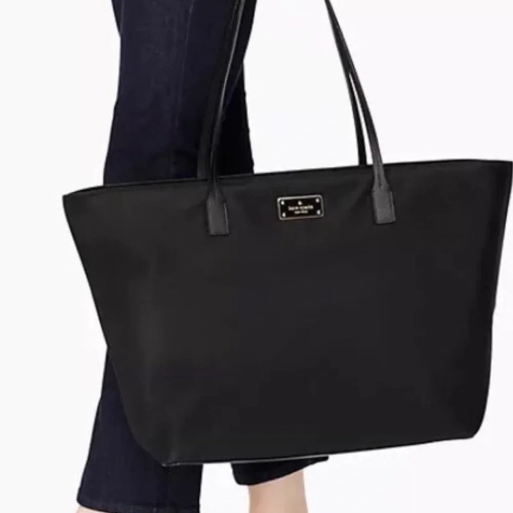 Kate Spade New York Blake Avenue Margareta Black‎ Nylon Tote Shoulder Bag